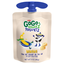 GoGo squeeZ<sup>®</sup> yogurtZ Banana