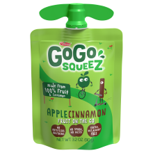 GoGo squeeZ<sup>®</sup> Apple Cinnamon